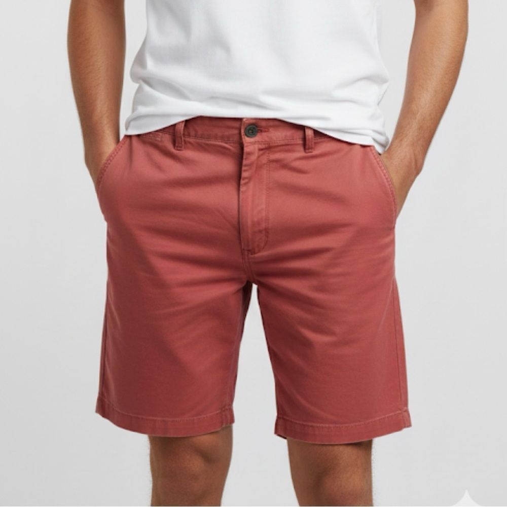 Bonobos Men's Red Chino Shorts Size 35 9" Inseam Casual‎ Summer Wear